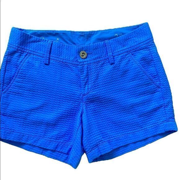 Lilly Pulitzer Callahan Short -2 blue Jaquard , cotton - Picture 1 of 7